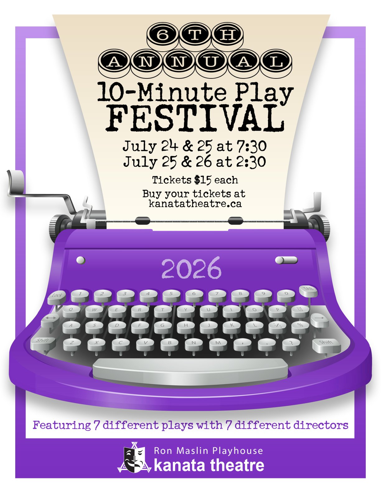 10-Minute Plays 2026